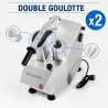 Cortador de Verduras Profesional 550 W — 2 Tolvas, Alu