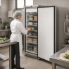 590 L Stainless Steel Freezer Cabinet Ventilated Cold -22 °C