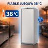 Armario de Congelación 590 L Inox Frío Ventilado -22 °C