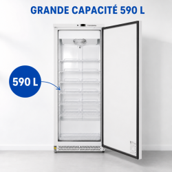 Armario de Congelación 590 L Frío Ventilado -18/-22°C