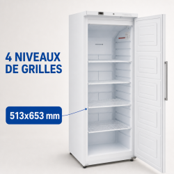 Freezer Cabinet 510 L Ventilated -18/-22°C White