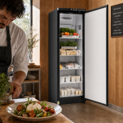Armario Refrigerado Positivo 400 L Negro 0/+8°C