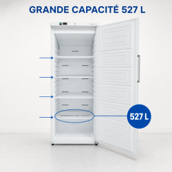 Armoire Refrigerada Ventilada 527 L +2/+8 °C — Puerta Llena
