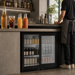 Bar Trasero Refrigerado 208 L - 2 Puertas Corredizas