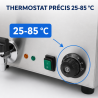 Bain-Marie Pro GN 1/1 20 L 1200 W Inox con Drenaje