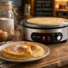 Crêpière Électrique Pro Ø 400 mm 3000 W — Placa de Hierro Fundido