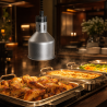 Lampe Chauffante Pro 250 W Ø 175 mm Aspect Inox