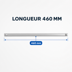 Par de deslizadores de 460 mm para mesa refrigerada