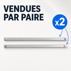 Par de deslizadores de 460 mm para mesa refrigerada