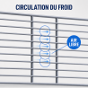 Grilla para Saladette 560 x 330 mm — Estante Plastificado