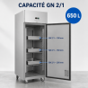 Armario Refrigerado Inox Negativo GN2/1 - 650 L - Dynasteel
