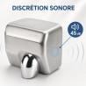Secador de Manos Automático con Boquilla de Inox 2300 W — 45 dB