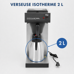 Cafetera Profesional 2 L Inox AISI 304 — Filtro CHR