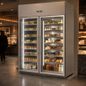 Armario Refrigerado Positivo 1400 L 2 Puertas de Vidrio GN 2/1