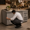 Mesa Refrigerada Positiva 2 Puertas 228 L Ventilada Inox