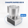 Mousseador de Leche 0,4 L 650 W Inox – Dynasteel