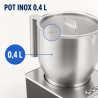 Mousseador de Leche 0,4 L 650 W Inox – Dynasteel