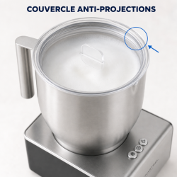 Mousseador de Leche 0,4 L 650 W Inox – Dynasteel