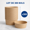 Bol para ensalada Kraft 500 ml Ø 150 mm — Lote de 300