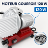 Cortadora de Jamón por Gravedad Ø 220 mm 120 W Roja