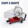 Cortadora de Jamón por Gravedad Ø 220 mm 120 W Roja