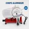 Cortadora de Jamón por Gravedad Ø 220 mm 120 W Roja