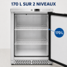 Armoire Refrigerada Negativa Inox 170 L -18°C Bajo Plan