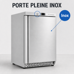 Armoire Refrigerada Negativa Inox 170 L -18°C Bajo Plan