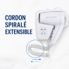 Secador de Pelo de Pared 1100 W Blanco — Hotel & Spa