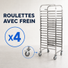 Échelle Gastronorm GN 1/1 15 Niveles Inox Ruedas