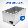 Bain-Marie Profesional GN 1/1 20 L 1200 W Inox
