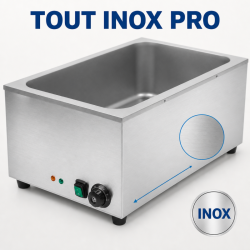 Bain-Marie Profesional GN 1/1 20 L 1200 W Inox