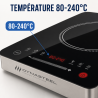 Placa de Inducción Pro 2500 W — 80-240°C, Digital