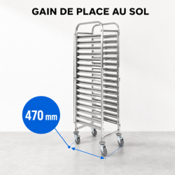 Échelle Pastelera Inox 16 Niveles 600x400 | Dynasteel