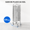 Échelle Pastelera Inox 16 Niveles 600x400 | Dynasteel