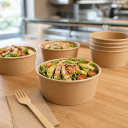Kraft Salad Bowl 750 ml Ø150 mm — Pack of 300