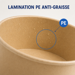 Kraft Salad Bowl 750 ml Ø150 mm — Pack of 300