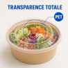 Tapa PET Ø 165 mm para Bol Ensalada 1300 ml - x300