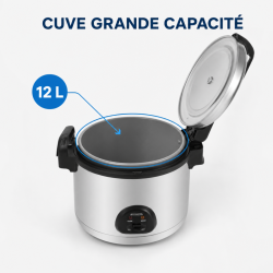 Cuiseur à Riz Profesional 12 L 2850 W Inox — CHR