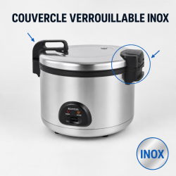 Cuiseur à Riz Profesional 12 L 2850 W Inox — CHR