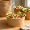 Kraft Salad Bowl 1000 ml Ø 150 mm - Pack of 300