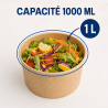 Kraft Salad Bowl 1000 ml Ø 150 mm - Pack of 300