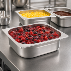 Bac Gastro GN 2/3 Inox 9 L - Profundidad 100 mm