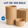 Kraft Salad Bowl 1000 ml Ø 150 mm - Pack of 300