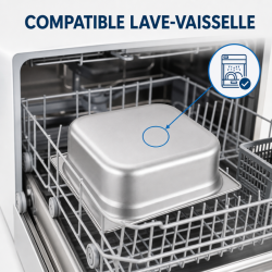 Bac Gastro GN 2/3 Inox 9 L - Profundidad 100 mm