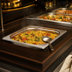 Bac Gastro GN 1/2 Inox - 65 mm - 4 L - Cocina Pro