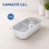 Bac Gastro GN 1/4 Inox — Profundidad 65 mm — 1,8 L