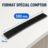 Tapis de Bar PVC 59 cm Negro — Escurridor Mostrador CHR