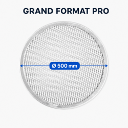 Rejilla para Pizza de Aluminio Perforada Ø 500 mm - Pro