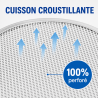 Rejilla para Pizza de Aluminio Perforada Ø 500 mm - Pro